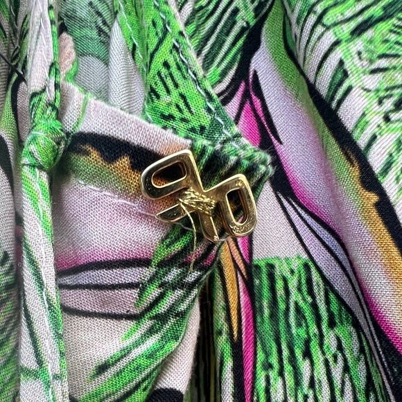 PilyQ Bermuda Spellbound Long Maxi Dress BMD-498D Floral Size Xs/Sm - Picture 11 of 12